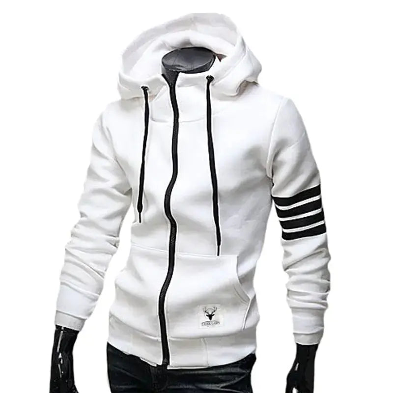 Sporty Hooded Men's Cardigan Austin Eleven