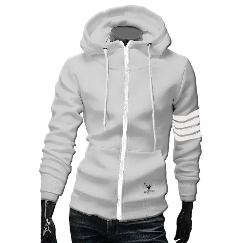 Sporty Hooded Men's Cardigan Austin Eleven