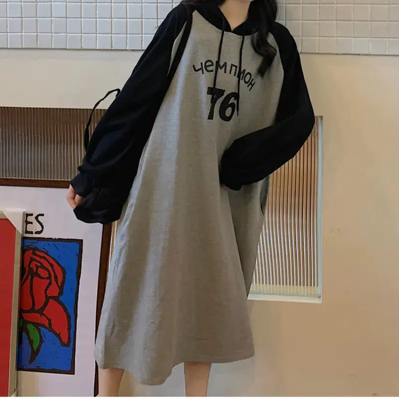 Elegant Hooded Cotton Midi Austin Eleven