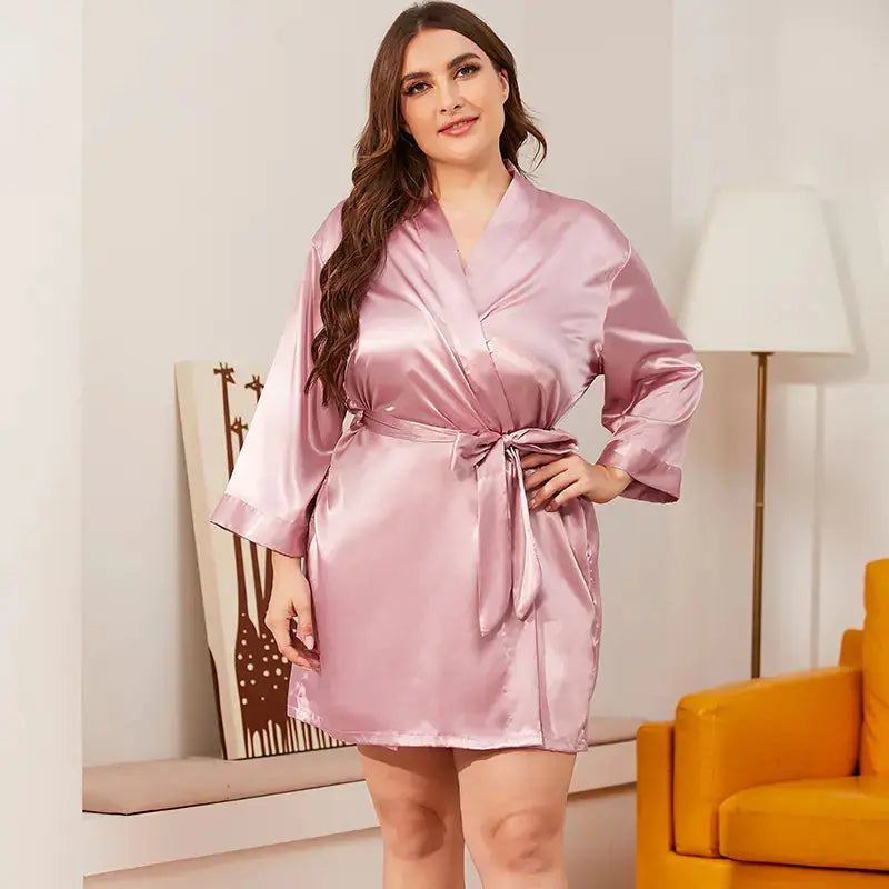 Luxurious Lady's V-neck Robe Austin Eleven