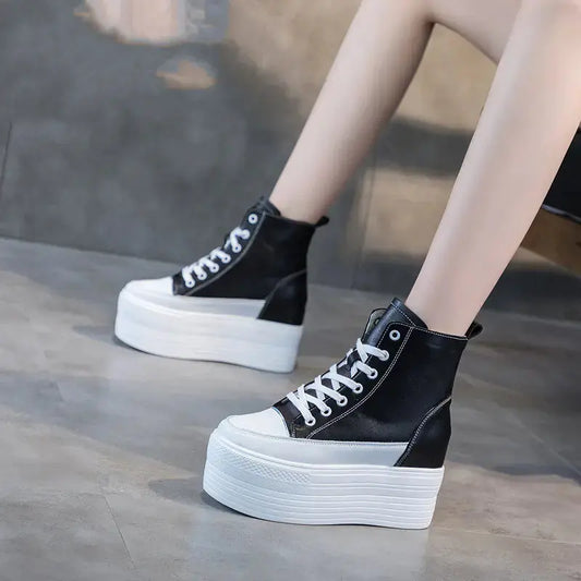 Elevate 12cm Platform High Heel Boots Austin Eleven