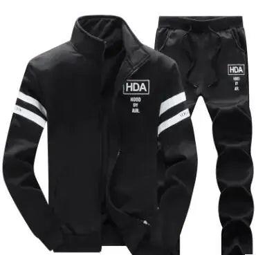 Men's Casual Sports Set - Stylish Jacket and Pants Austin Eleven