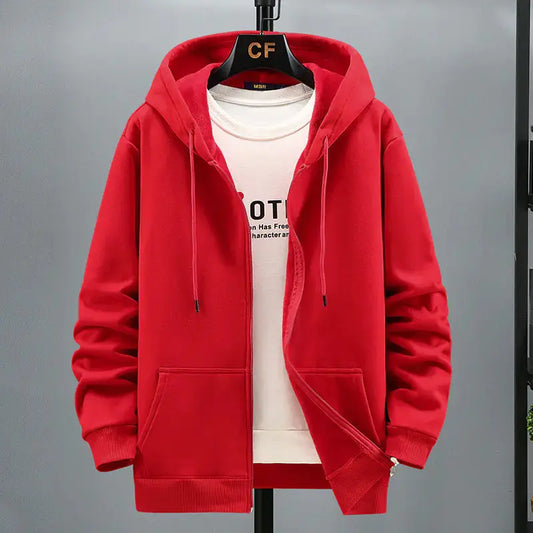 Men's Comfort Plus Fleece Hooded Cardigan Austin Eleven