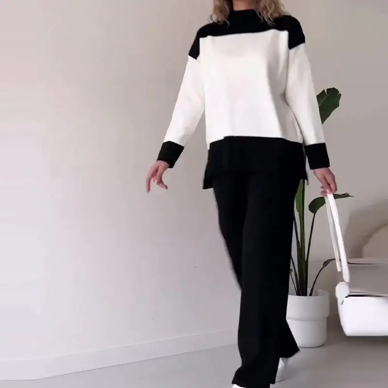 Trendy Two-Piece Wide Leg Set Austin Eleven