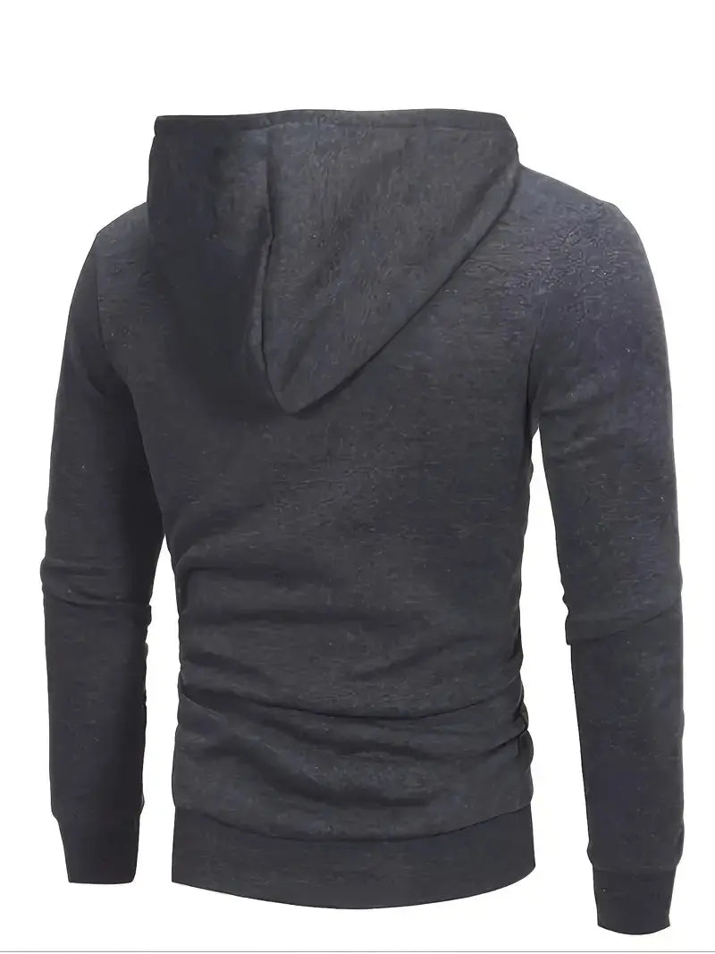 Men's Hooded Long Sleeve Zip Cardigan Austin Eleven