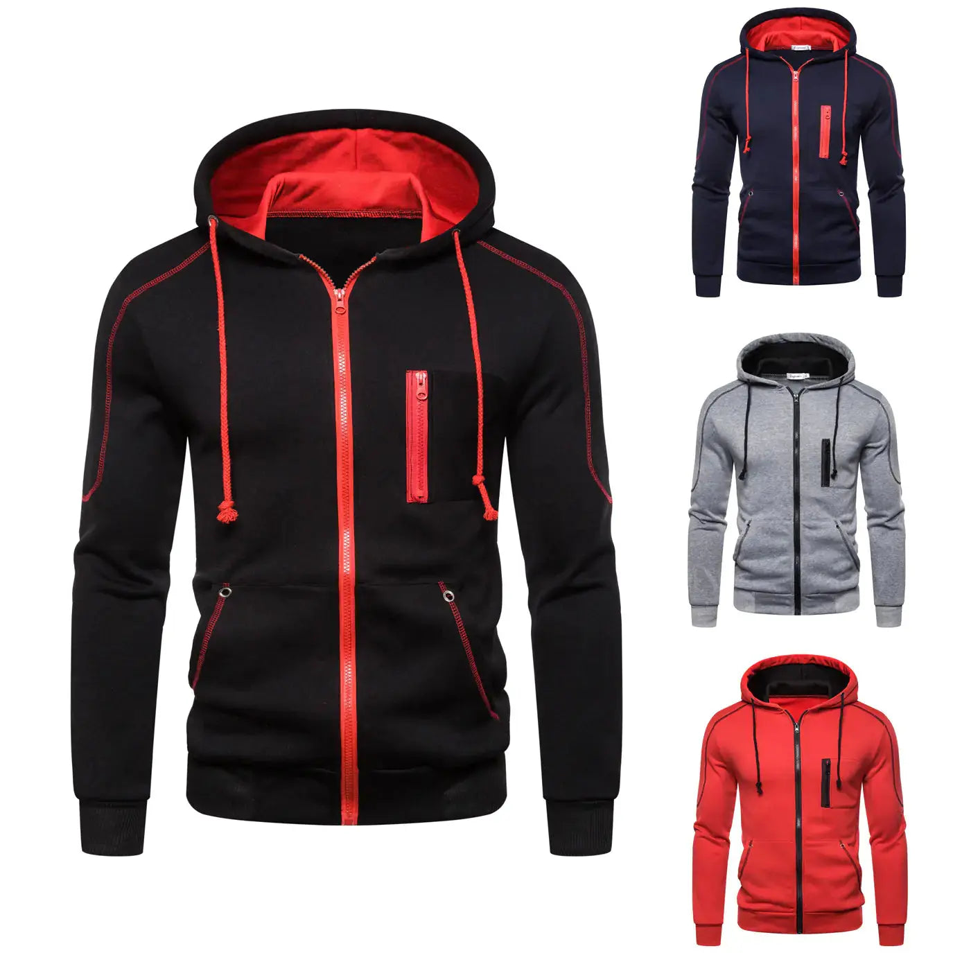 Men's Stylish Hooded Cardigan Austin Eleven
