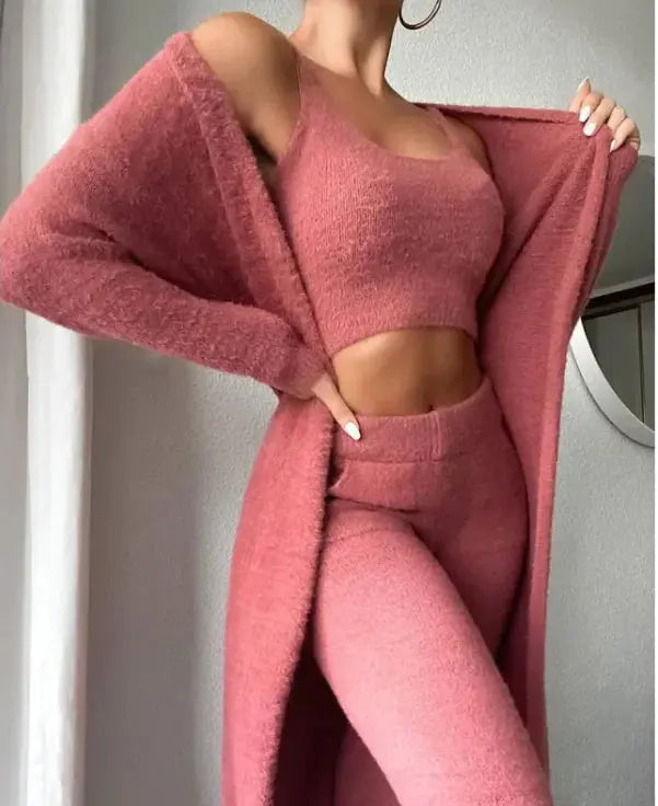 Women's 3-Piece Cozy Lounge Set Austin Eleven