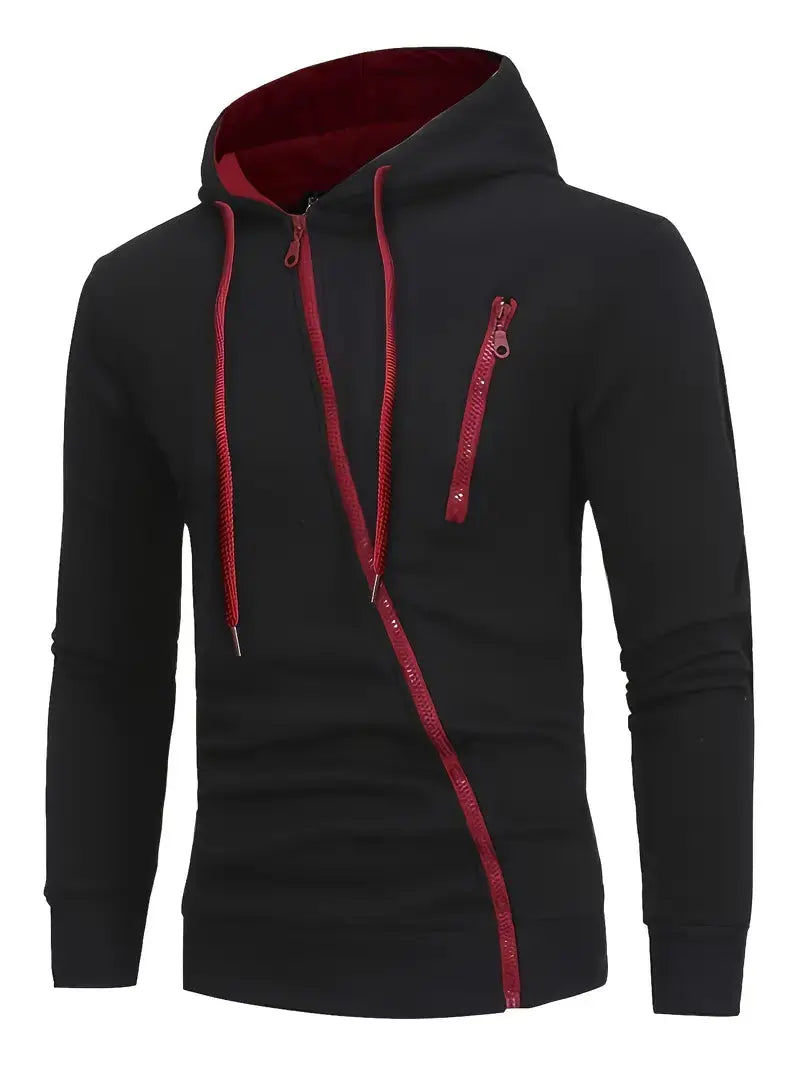 Men's Hooded Long Sleeve Zip Cardigan Austin Eleven