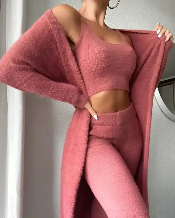 Women's 3-Piece Cozy Lounge Set Austin Eleven