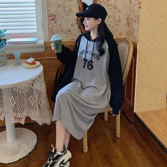 Elegant Hooded Cotton Midi Austin Eleven