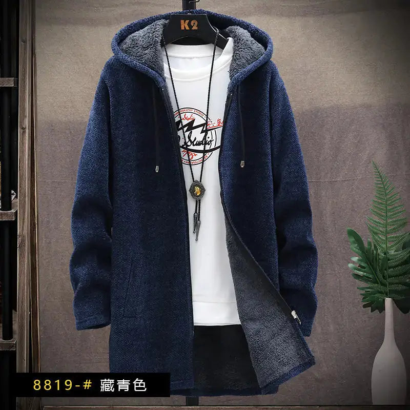 Men's Cozy Fleece-Lined Cardigan Austin Eleven
