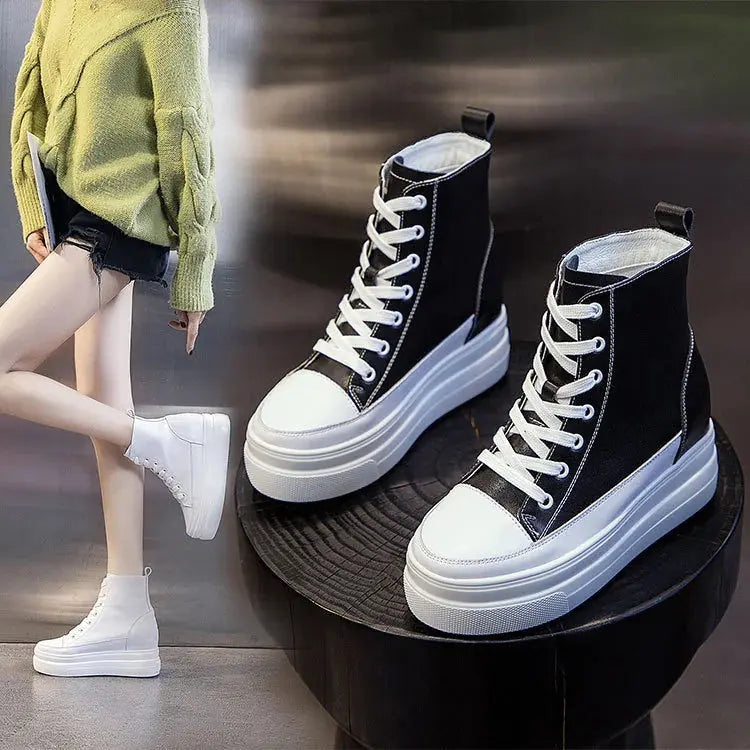 Elevate 12cm Platform High Heel Boots Austin Eleven