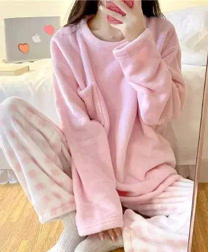 Cozy Flannel Loungewear Set Austin Eleven