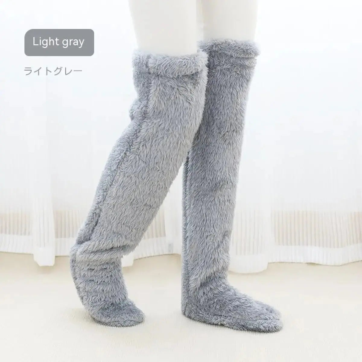 Over Knee High Fuzzy Winter Warm Socks Austin Eleven
