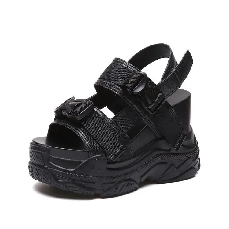 Modern Wedge Platform Sneakers Austin Eleven