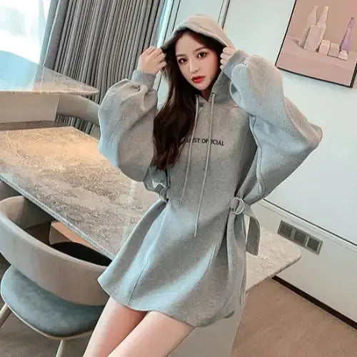 Versatile Mid-Length Hooded Sweater Austin Eleven