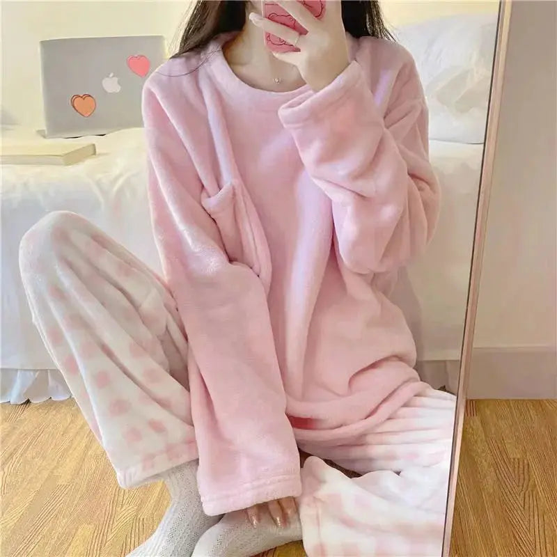 Cozy Flannel Loungewear Set Austin Eleven