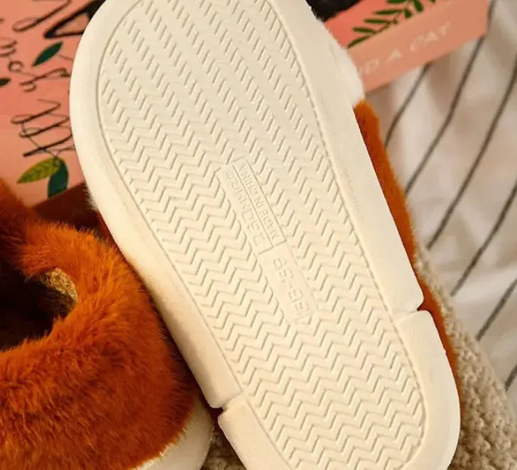 Inner Velvet Thick Soft Fluffy Slippers Austin Eleven