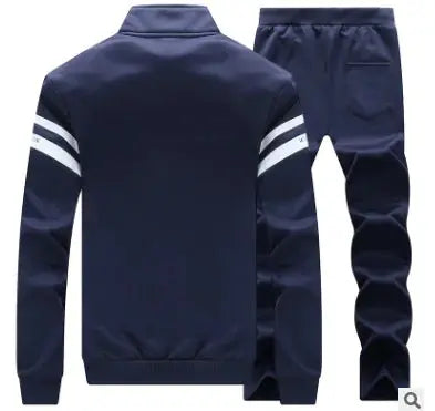 Men's Casual Sports Set - Stylish Jacket and Pants Austin Eleven
