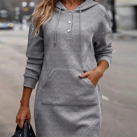 Elegant Mid-Length Hooded Sweater Austin Eleven