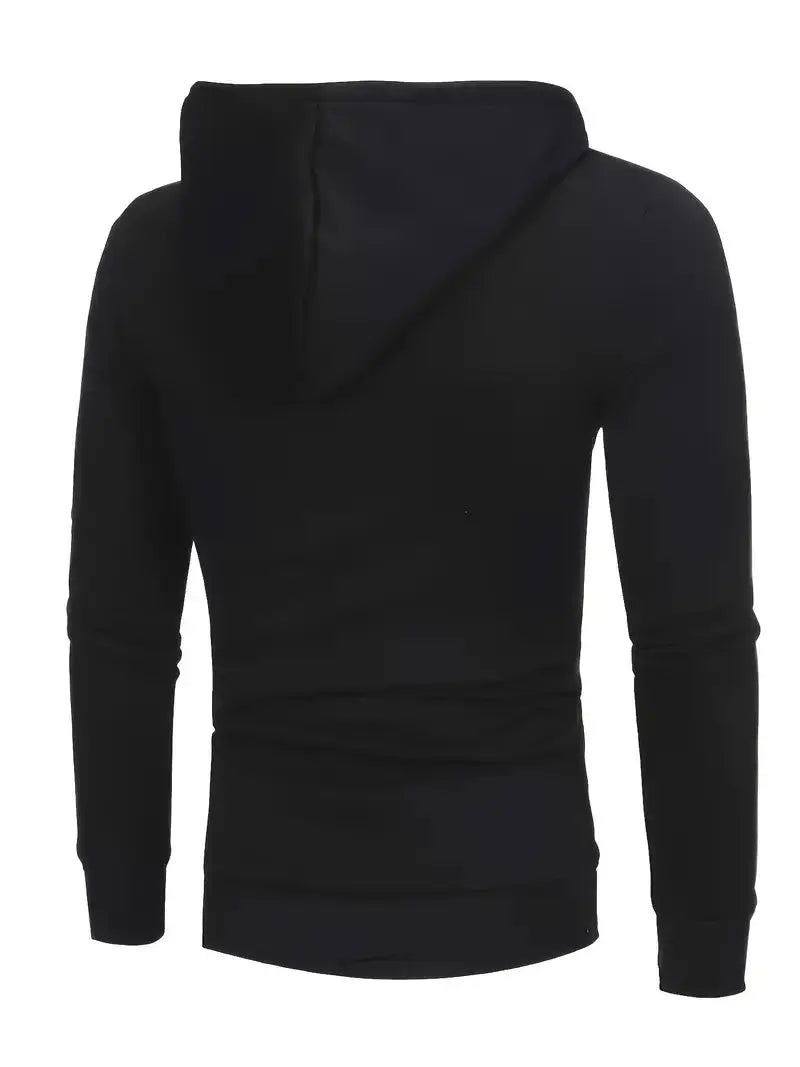 Men's Hooded Long Sleeve Zip Cardigan Austin Eleven