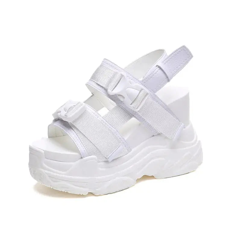 Modern Wedge Platform Sneakers Austin Eleven