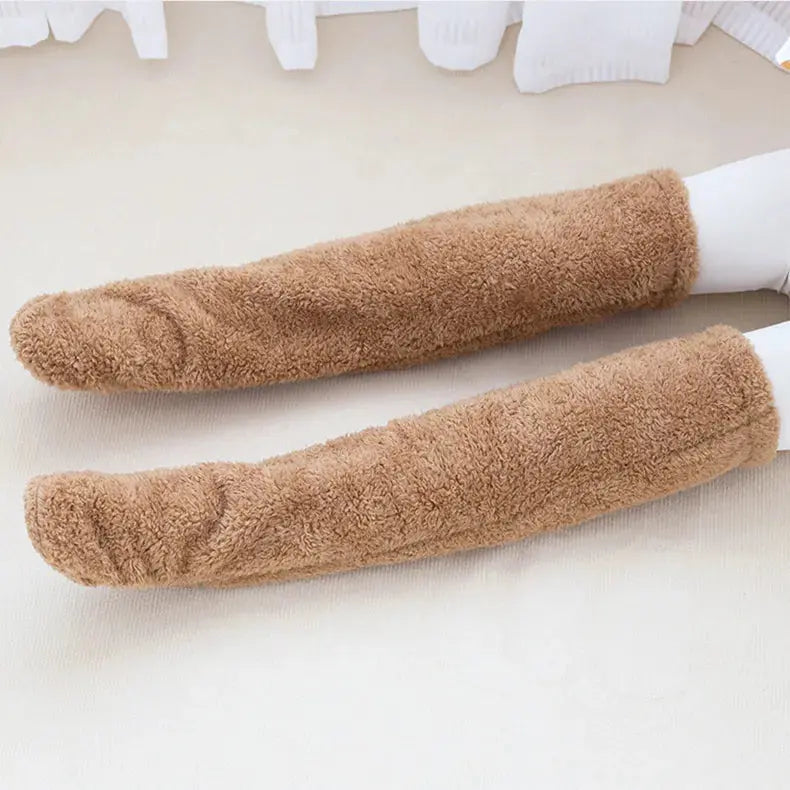 Over Knee High Fuzzy Winter Warm Socks Austin Eleven
