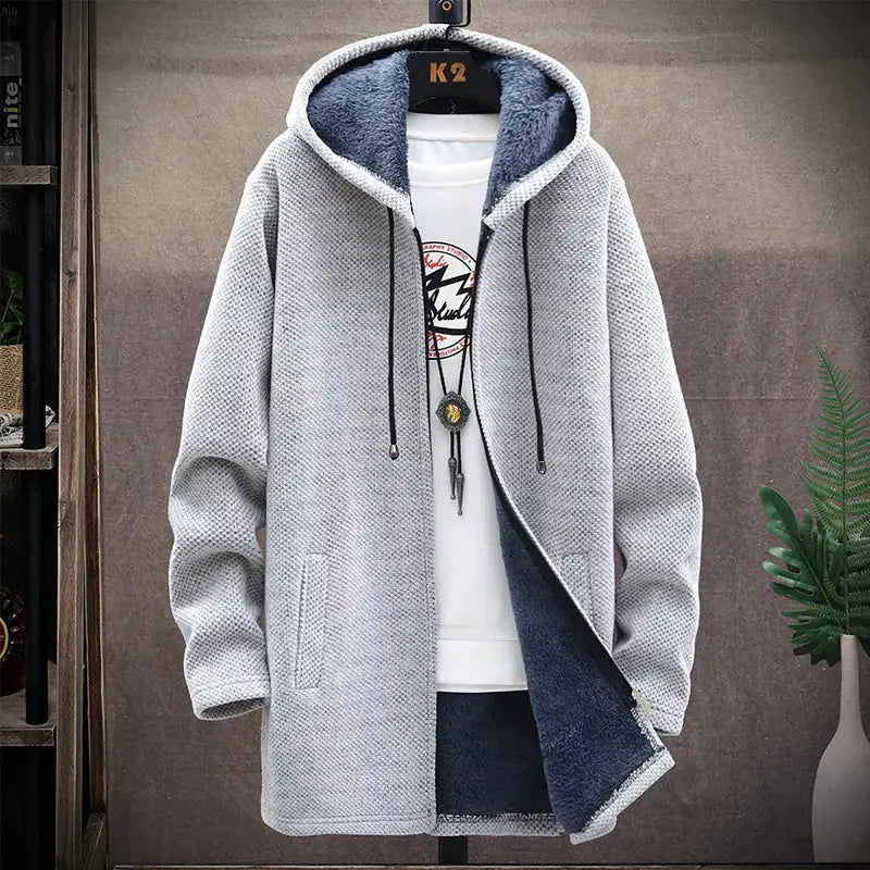 Men's Cozy Fleece-Lined Cardigan Austin Eleven