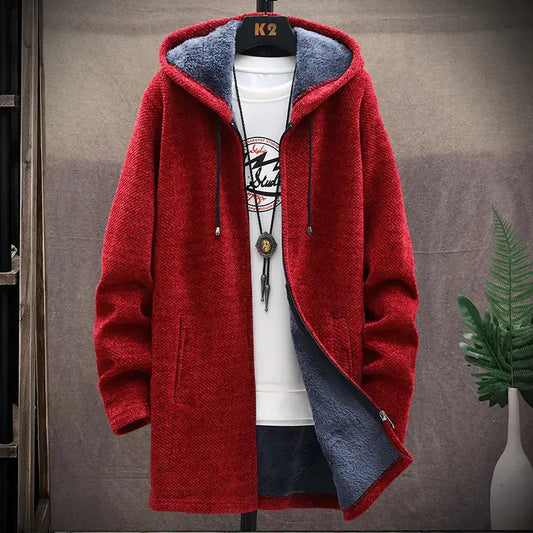 Men's Cozy Fleece-Lined Cardigan Austin Eleven