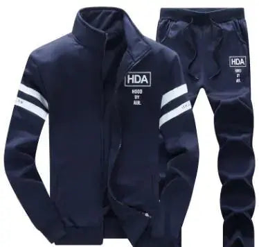 Men's Casual Sports Set - Stylish Jacket and Pants Austin Eleven