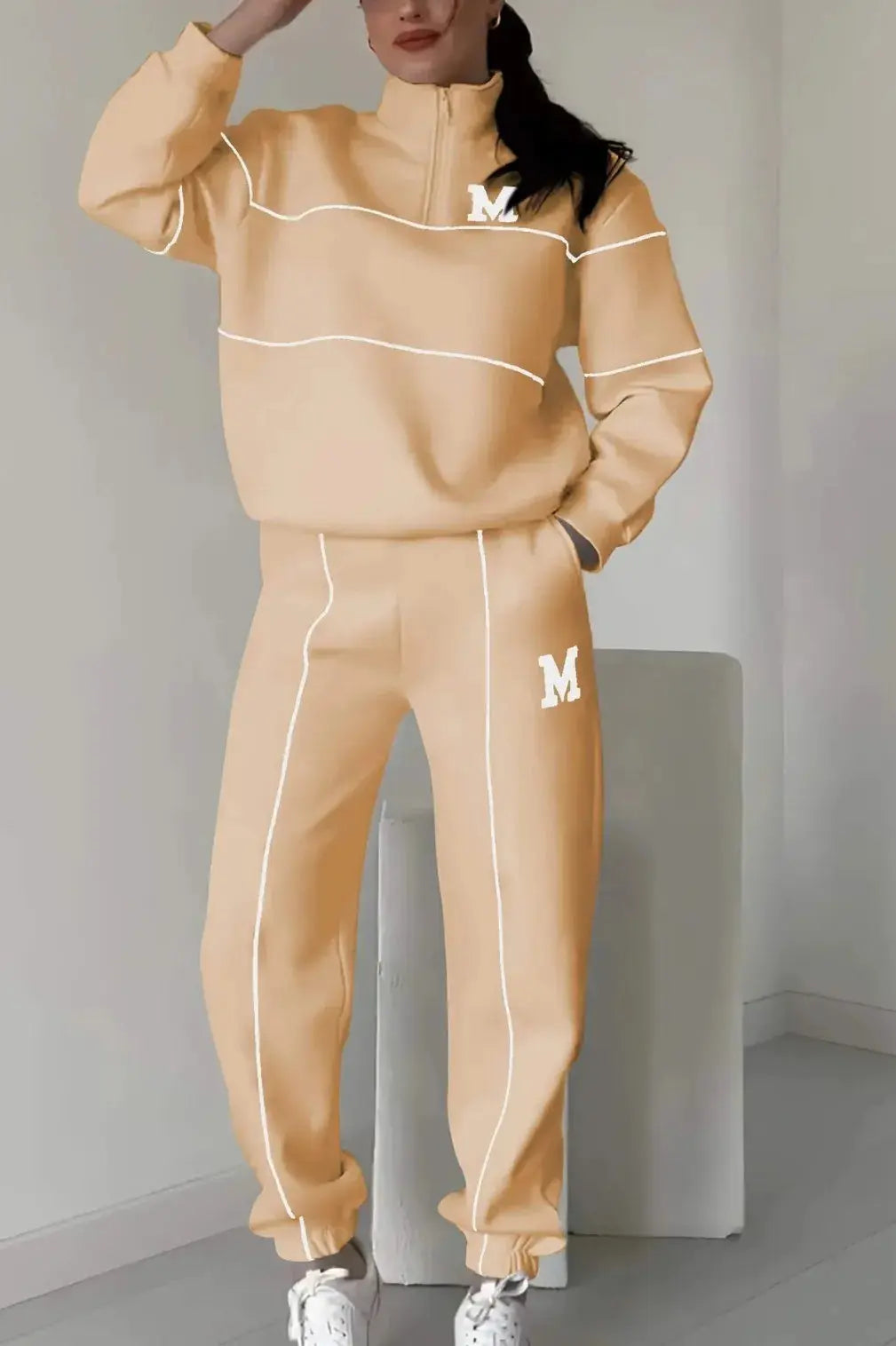 Hoodless Pullover Sweatshirt Sets Austin Eleven