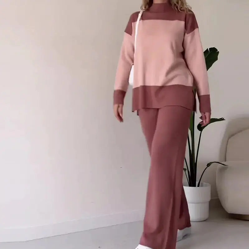 Trendy Two-Piece Wide Leg Set Austin Eleven