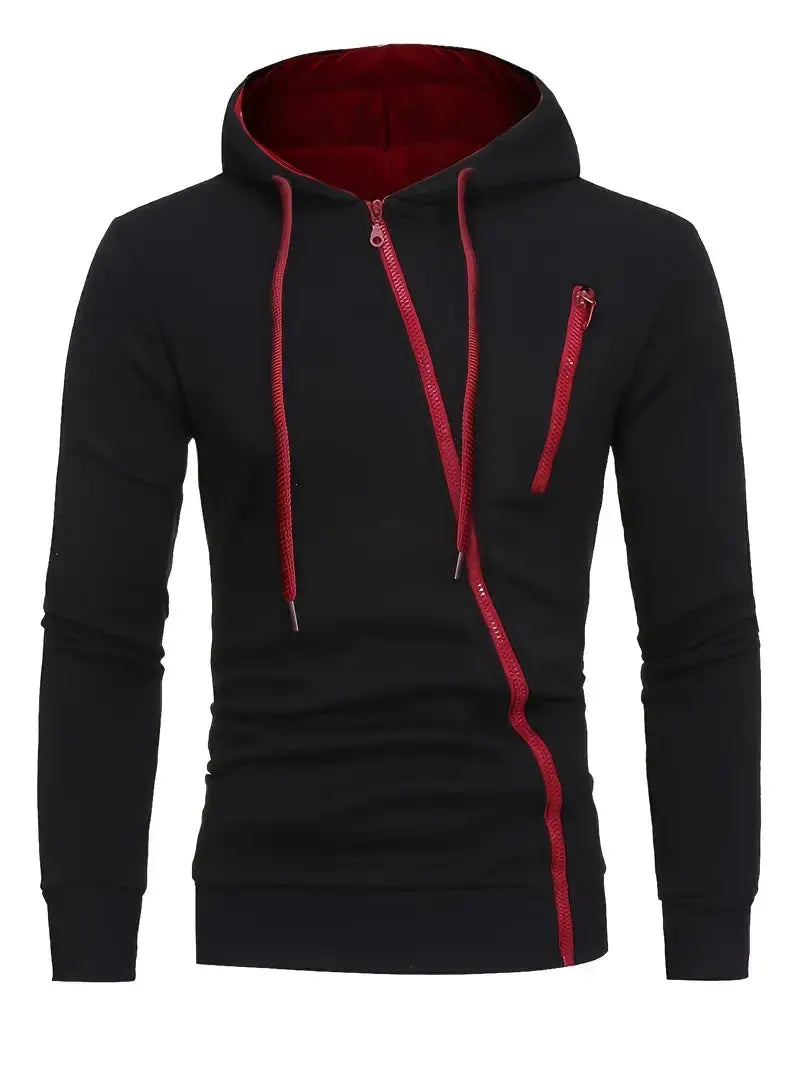 Men's Hooded Long Sleeve Zip Cardigan Austin Eleven