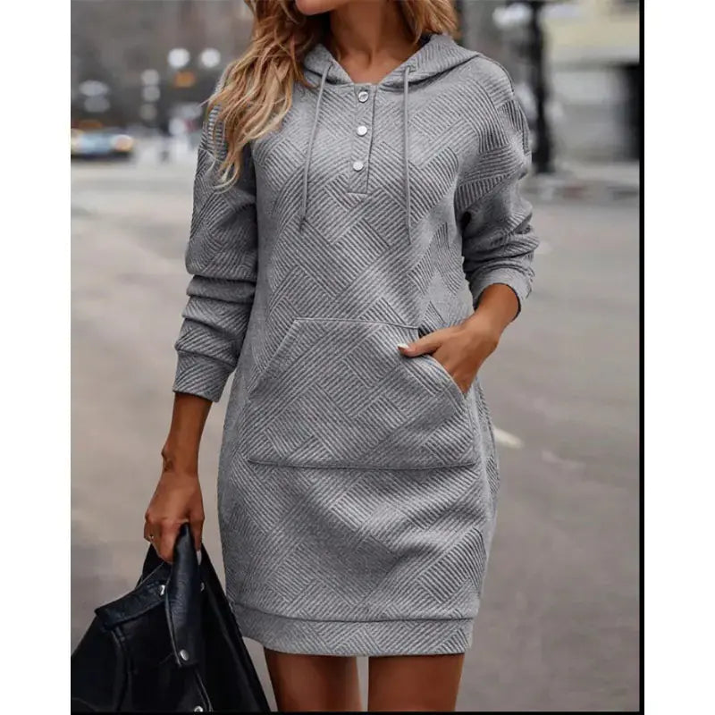 Elegant Mid-Length Hooded Sweater Austin Eleven