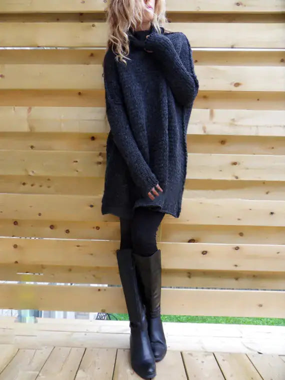 Stylish Oversized Mohair Sweater Austin Eleven