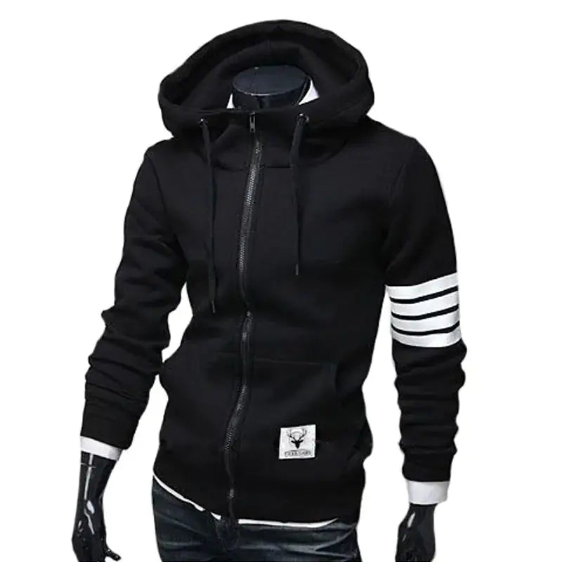 Sporty Hooded Men's Cardigan Austin Eleven