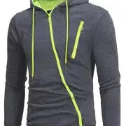 Men's Hooded Long Sleeve Zip Cardigan Austin Eleven