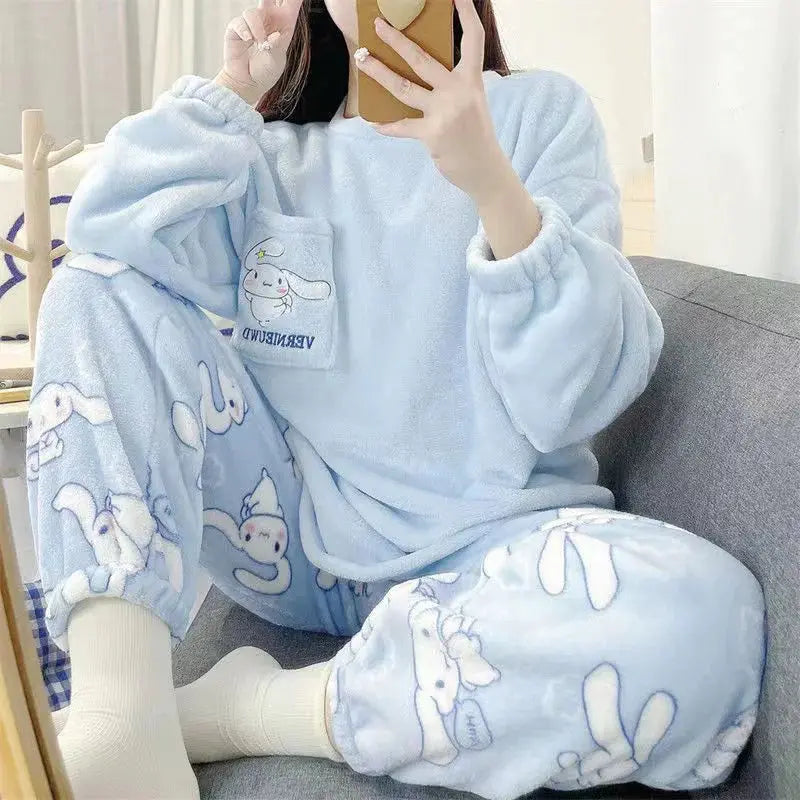 Cozy Flannel Loungewear Set Austin Eleven