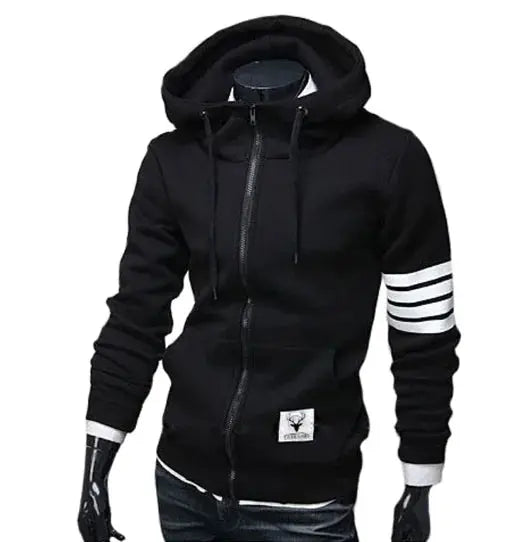 Sporty Hooded Men's Cardigan Austin Eleven