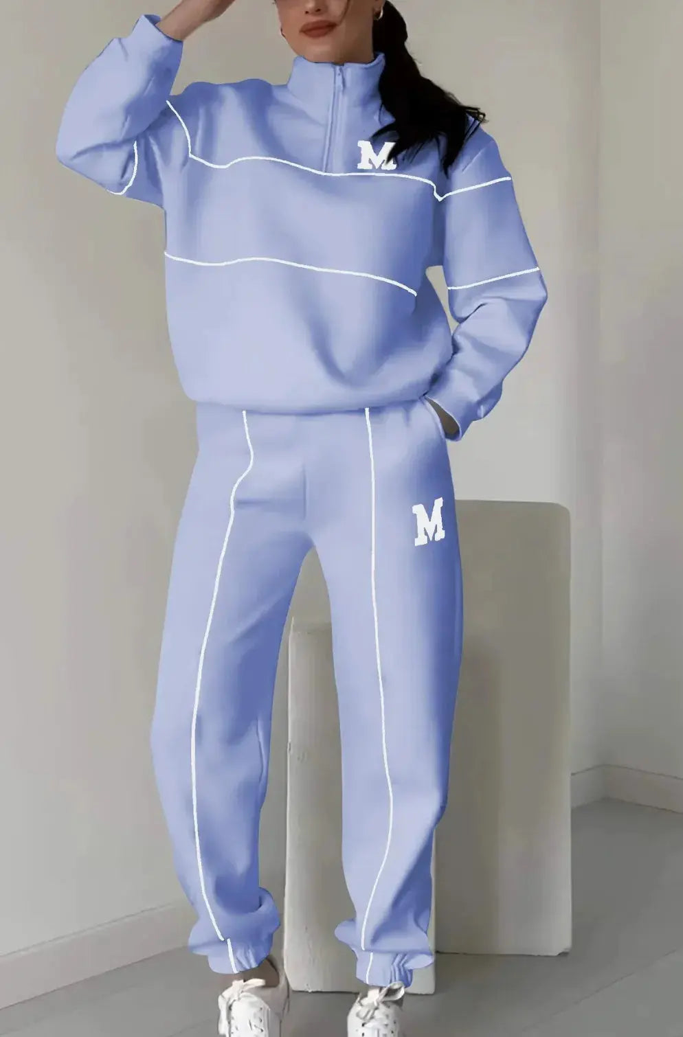 Hoodless Pullover Sweatshirt Sets Austin Eleven