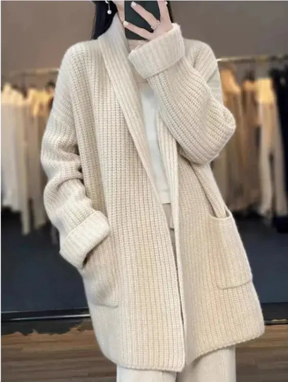 Versatile Mid-Length Plus Cardigan Austin Eleven